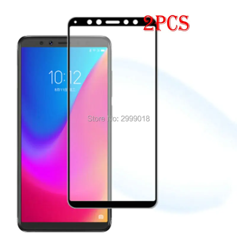 2 шт. закаленное стекло с полным покрытием для Lenovo K5 Pro L38041 полноэкранная