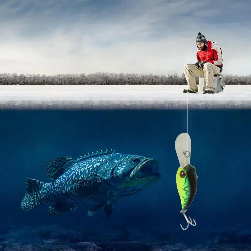 Гольян короткий язык Троллинг твердая рыболовная приманка 8 см 10 г Crankbait