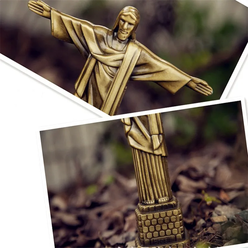 Статуя Иисуса из смолы модель современный стиль миниатюрные фигурки декор для