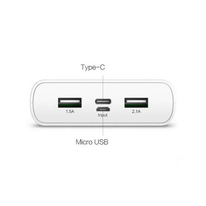 PISEN настоящий внешний аккумулятор 20000 мАч Type C MIcro USB LCD Внешний для мобильного