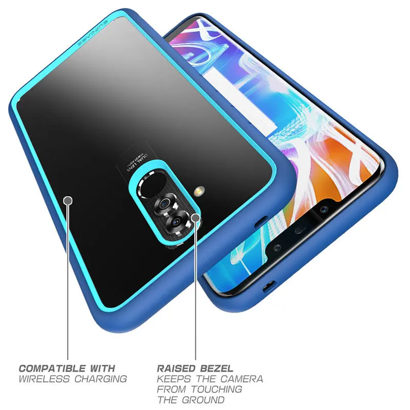 SUPCASE For Huawei Mate 20 Lite Case 6.3 inch UB Style Anti-knock Premium Hybrid Protective Blue TPU Bumper PC Clear Back Cover |
