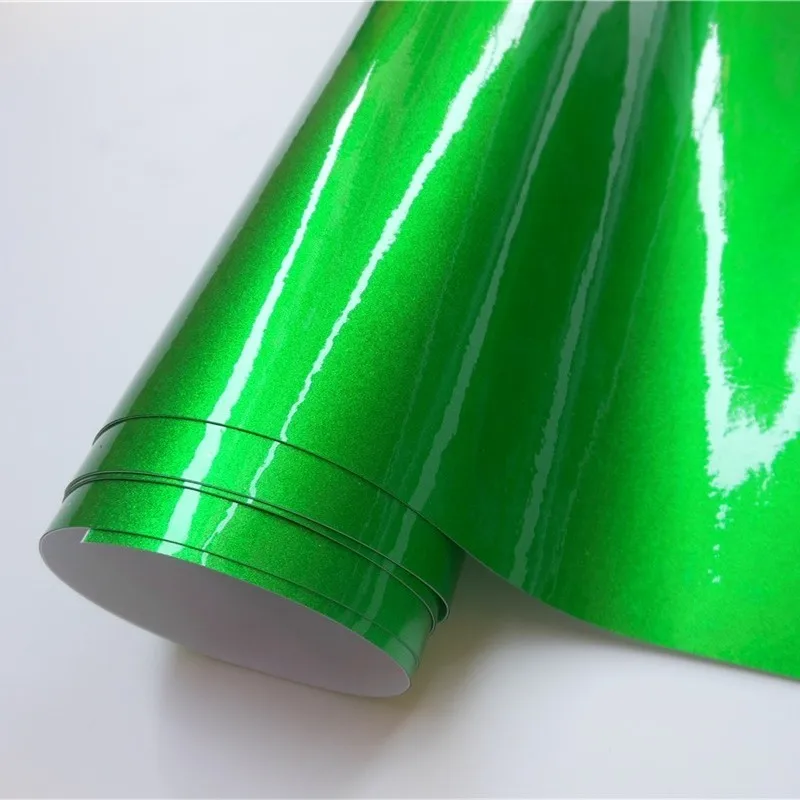 Глянцевая виниловая пленка для упаковки автомобилей Apple Green Candy автомобильная