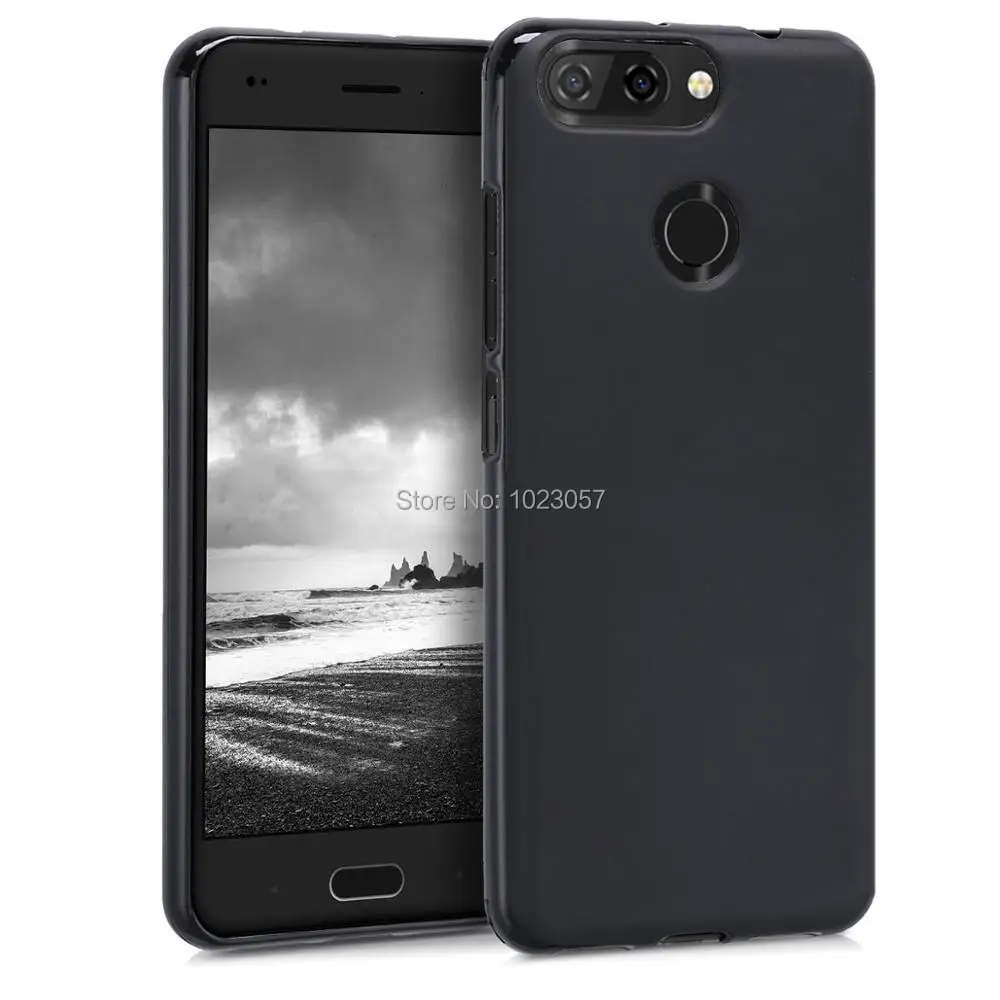 Мягкий чехол для ZTE Blade V9 Vita черный мягкий прозрачный матовый из ТПУ V8 Mini