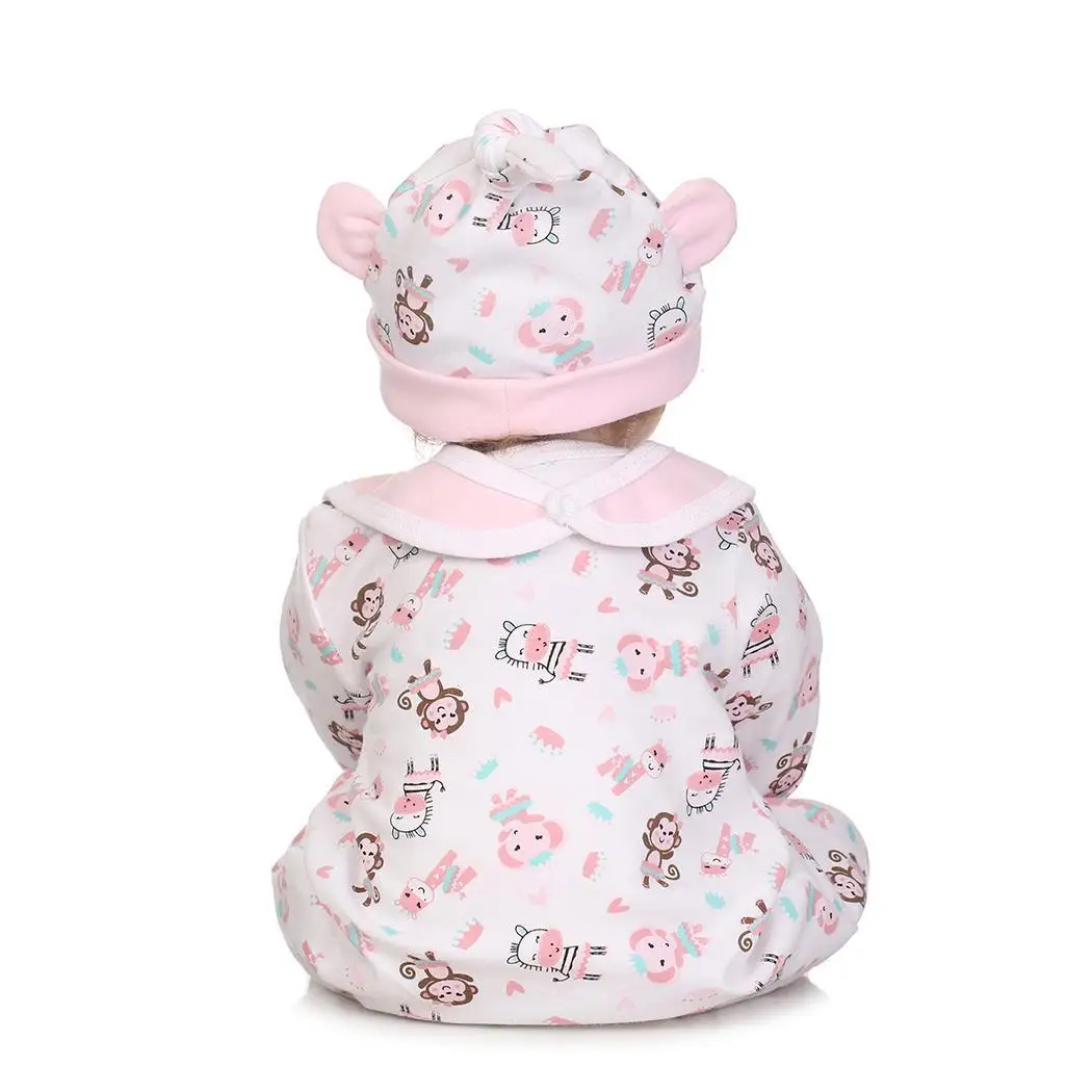 Кукла NPK Reborn Baby Реалистичная кукла для новорожденной девочки Boneca милая розовая