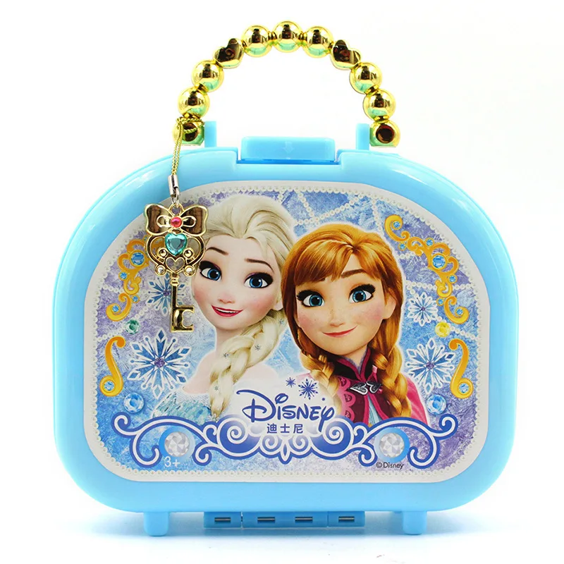 Модные игрушки Disney для ролевых игр Новые Стикеры ногтей портативная коробка