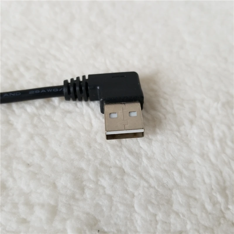 Двойной гибочный USB адаптер с левым углом 90 градусов удлинитель данных кабель