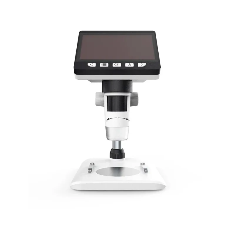 Mustool 1000X 4.3 Inch LCD Digital Microscope HD1080P with Adjustable Bracket Video Recording for Tool Testing/Science Desktop |