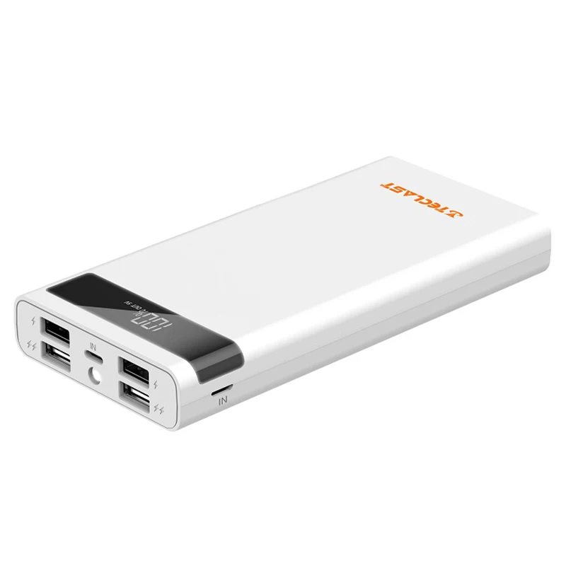 Teclast T200CE светодиодный Дисплей мобильный Мощность банк 20000 мАч Micro USB с двумя Вход 4