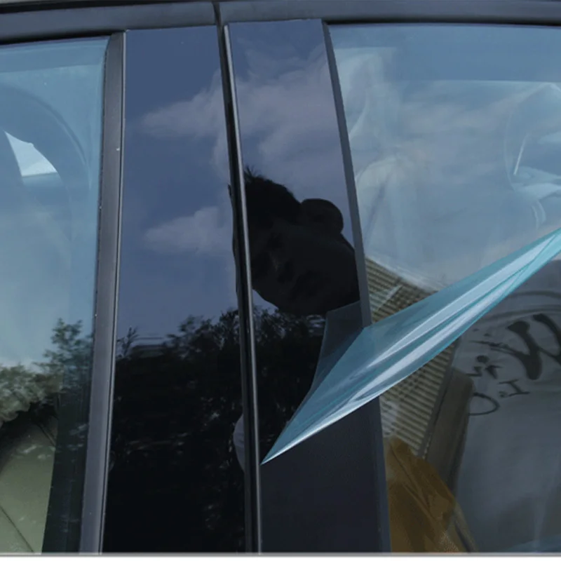 

For CRV XRV Car Window BC Column Decorative Sticker Trim Mirror Reflection Panel Exterior Accessories