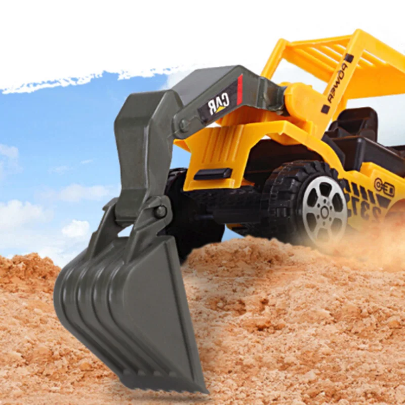 6 шт./компл. детская модель автомобиля грузовика Инженерная литьевая конструкция