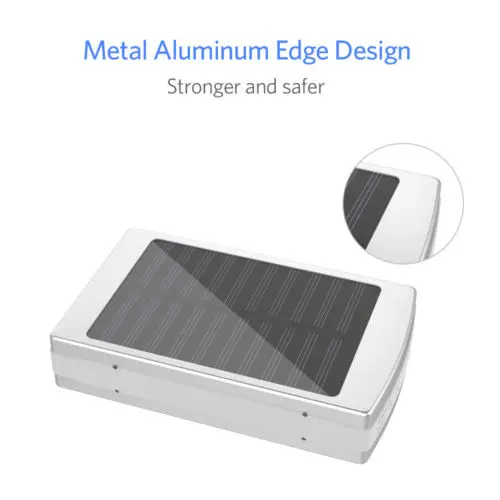 Солнечный запасные аккумуляторы для телефонов 20000 мАч 3 порты usb 21LED батарея