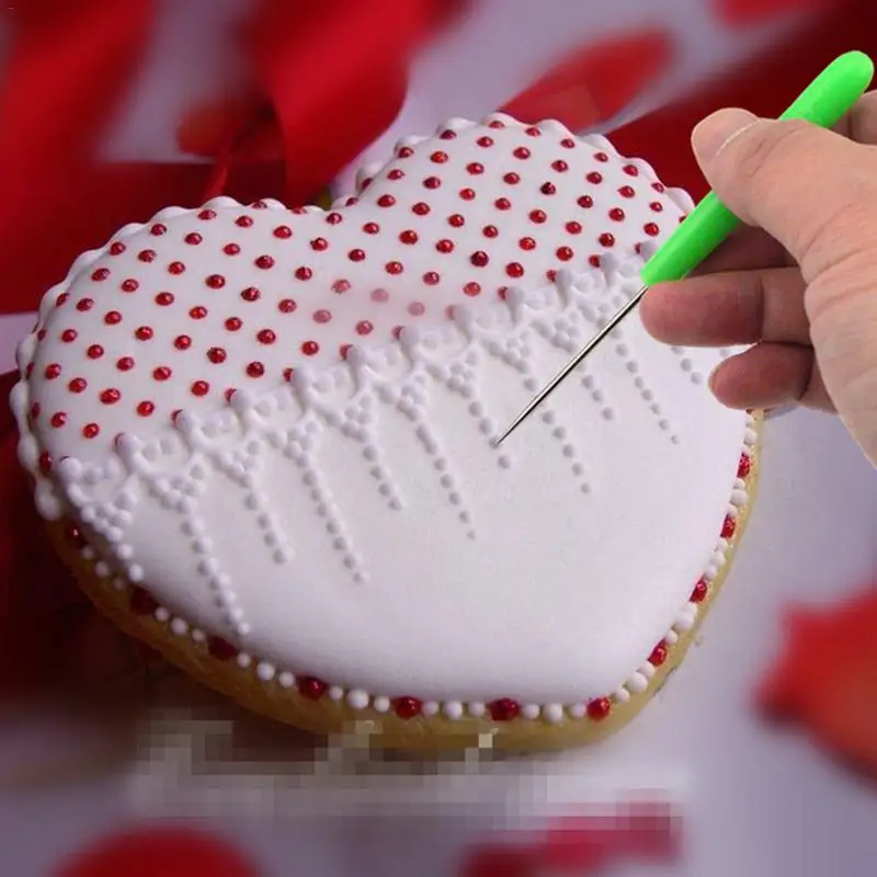 Печенье с мастикой вентиляционная игла Глазурь из нержавеющей стали