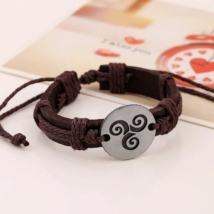 2019 Stylish Men Women Vintage Woven Bracelet Unisex Adjuastable Alloy Bangle For Male Female Gift | Украшения и аксессуары