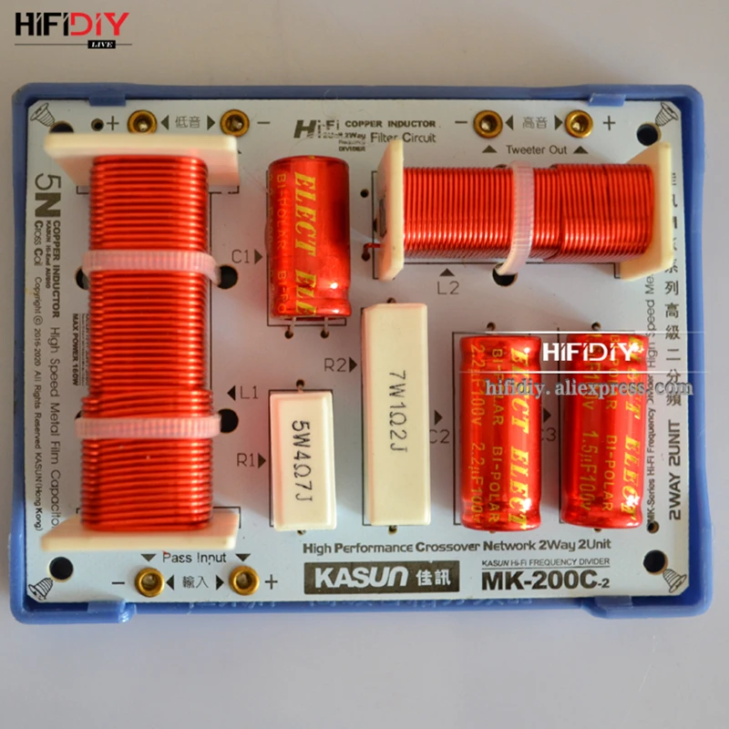 HIFIDIY LIVE Hi Fi динамик s аудио кроссовер с делителем частоты фильтры 2 сторонний