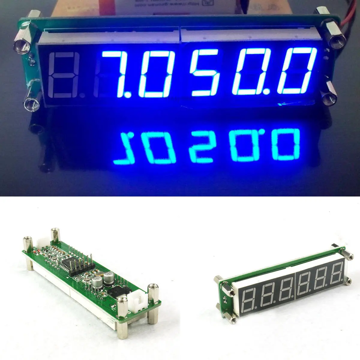PLJ 6 светодиодный A 0 1 MHz до 65MHz RF значный счетчик частоты сигнала измеритель синий