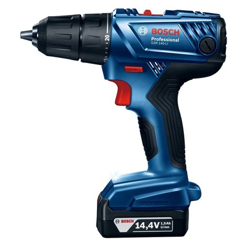 Дрель шуруповерт аккумуляторная Bosch GSR 140 LI (2 Li ion батареи 14.4 В емкостью 1 5 Ач. 2