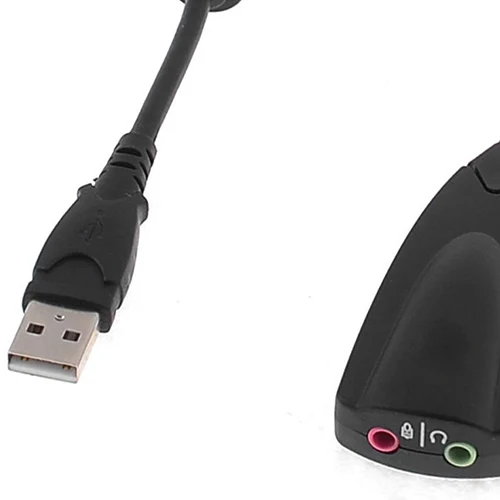 Внешняя звуковая карта USB 2 0 для Jack 3 5 мм 3D Аудио гарнитура микрофон 7 1 канал 5HV2