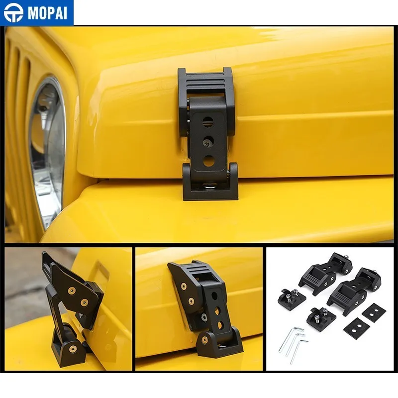 MOPAI замки капота для Jeep Wrangler TJ черный автомобильный козырек двигателя защелка