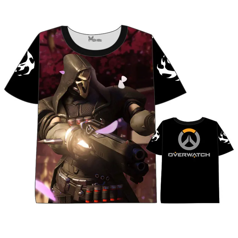 Футболка D.VA roadhog с короткими рукавами для мужчин и женщин костюм костюмированной