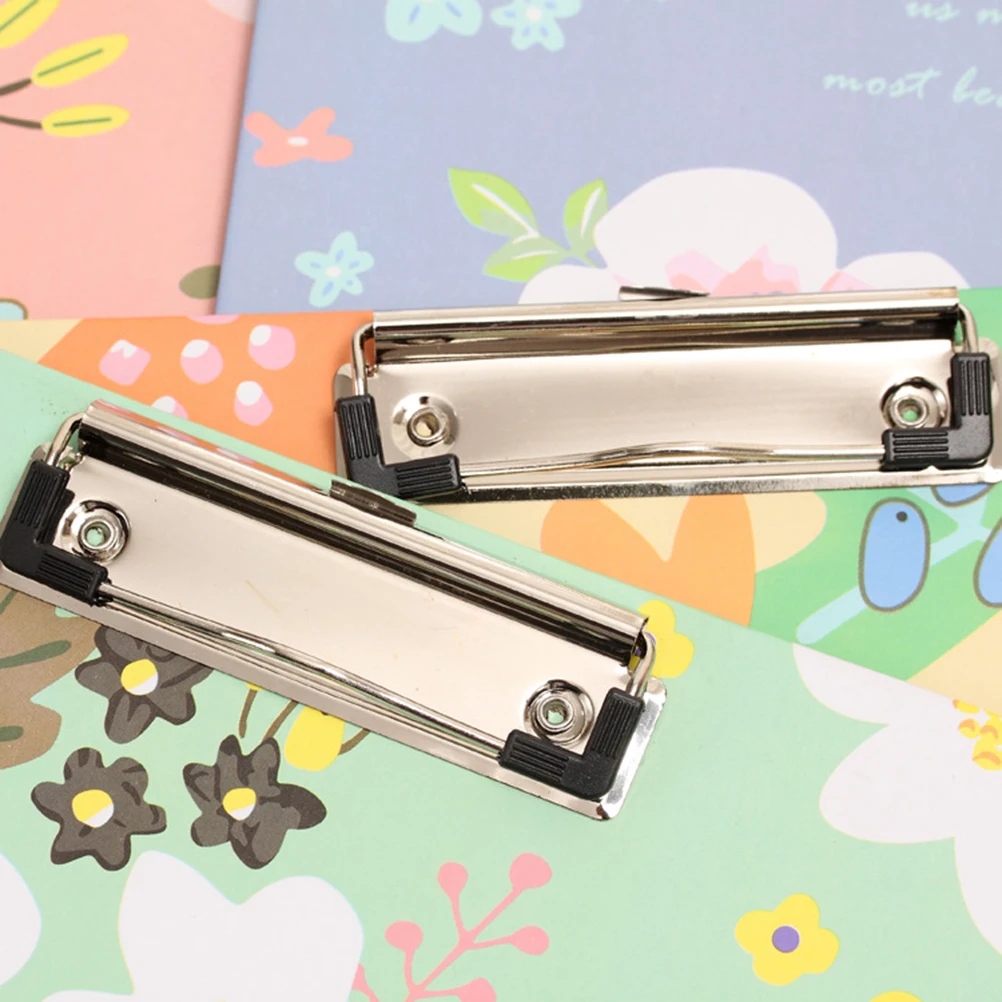 

4Pcs Clipboards Letter Size Floral Vintage Cute Colorful Paperboard Clipboards with Clip for Home Office School