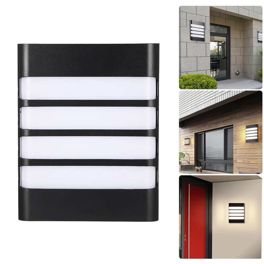 

LED Wall Lamp Outdoor Lighting IP55 18W 85-265V Waterproof Modern Square Garden Wall Light Aisle Balcony Lamp Buitenverlichting