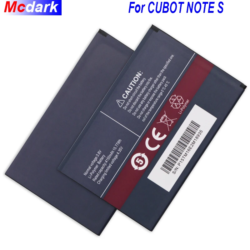 4150 мА ч для CUBOT NOTE S Батарея AKKU батарея Высокое качество телефон Смартфон|battery for|note