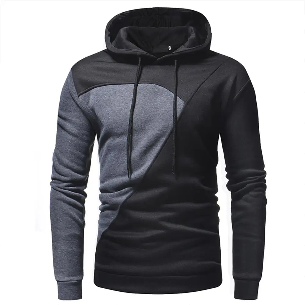 Мужские повседневные облегающие толстовки с капюшоном Весенняя толстовка