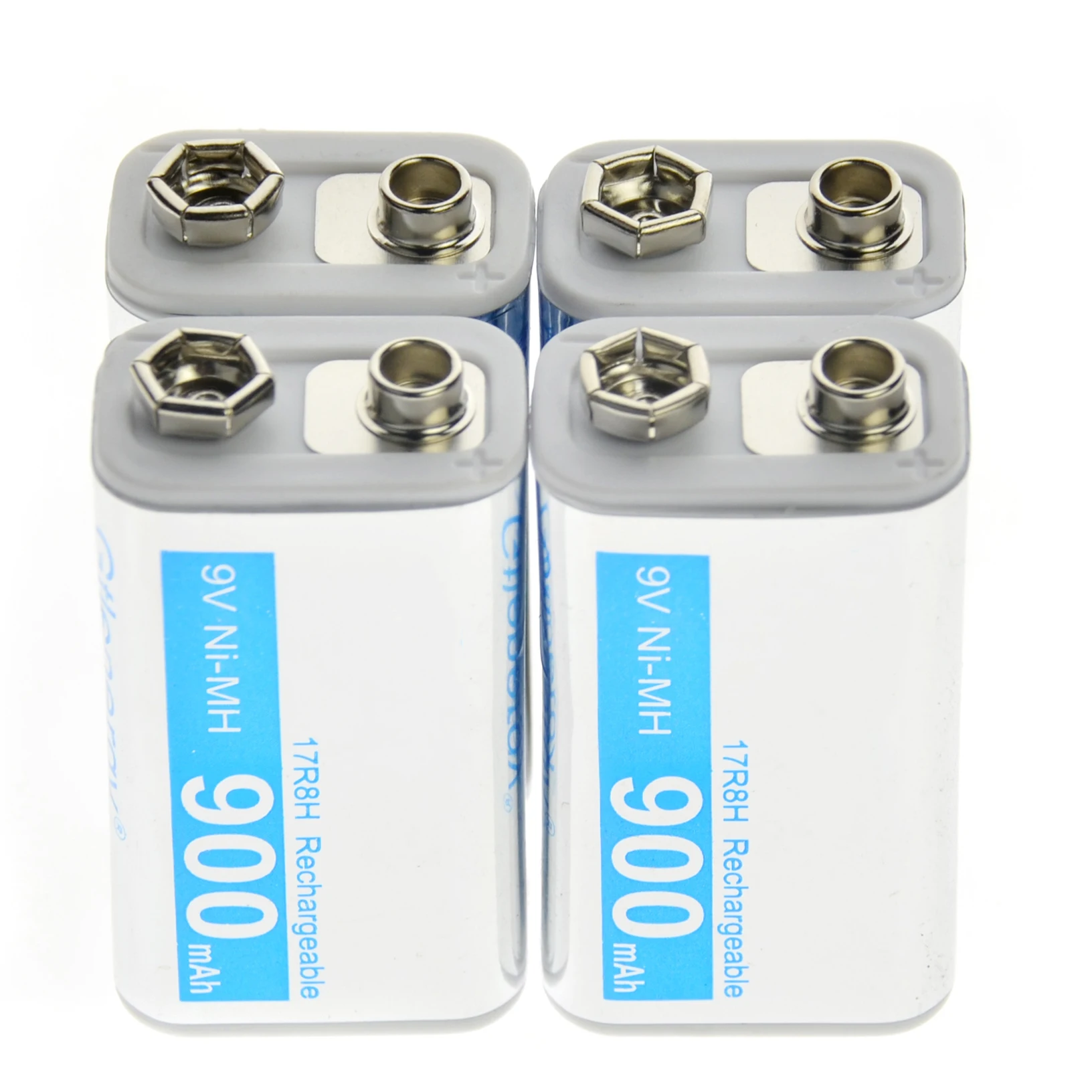 4 шт. NiMH 17R8H 9V 900mAh PPS аккумуляторная батарея белый блок | Электроника