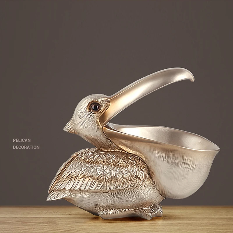 Nordic Jewelry Key Storage Resin Big Bird Crafts Decoration Bedroom Livingroom Entrance Office Table Toucan Ornament | Дом и сад
