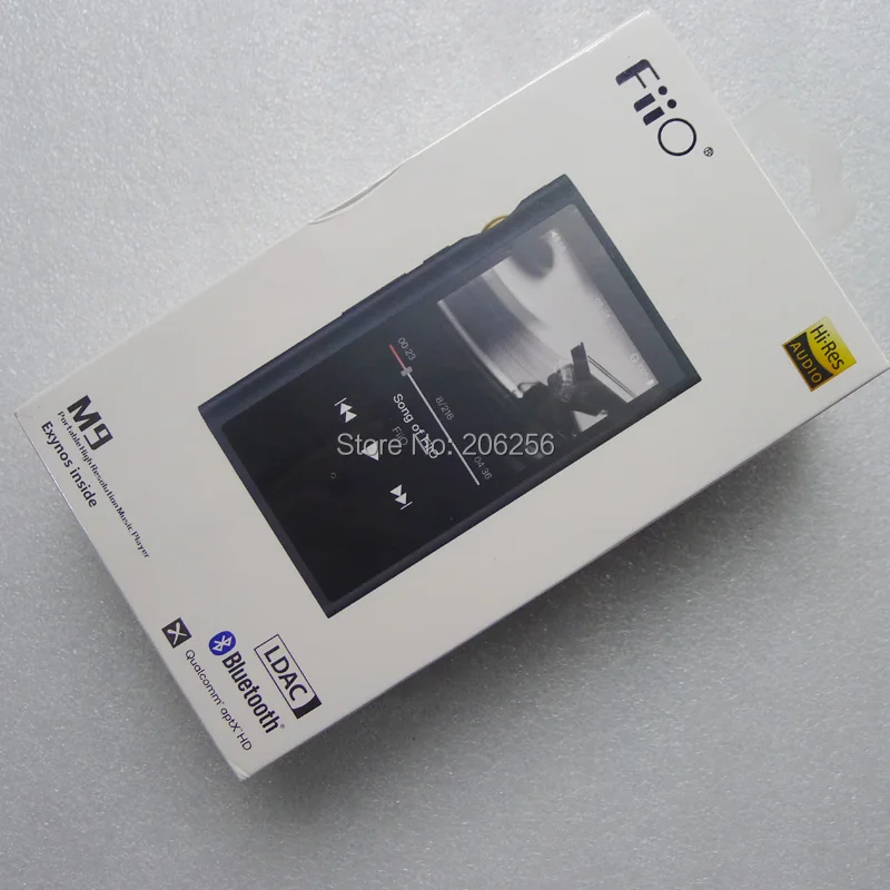 FiiO M9 + FH1 ear HIFI AK4490EN * 2 Сбалансированный wifi USB DAC DSD портативный аудио mp3 плеер