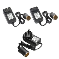 useuuk plug 220v mains plug to 12v socket adapter converter car cigarette lighter acdc socket converter adapter universal