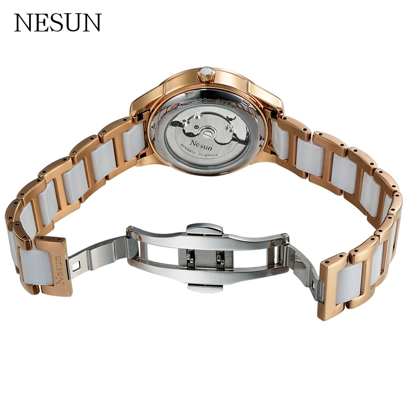 Женские Механические часы NESUN Switzerland роскошные от ведущего бренда автоматические