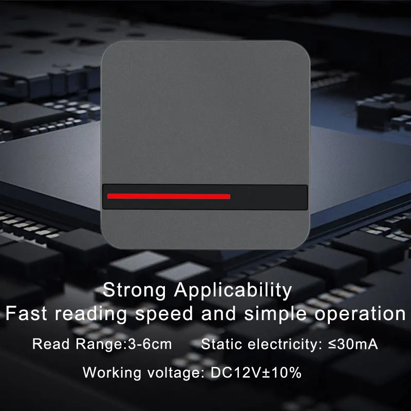Водонепроницаемый IP68 RFID чтения карт IC считыватель 125 кГц/13 56 Mhz ID Wiegand 26/34 для двери