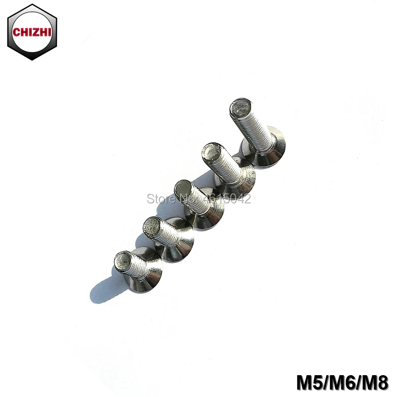 20pcs 50pcs M8*16 M8*20 Stainless Steel Sunk Screw Fasten Connector for Aluminum Extrusion Profile | Обустройство дома