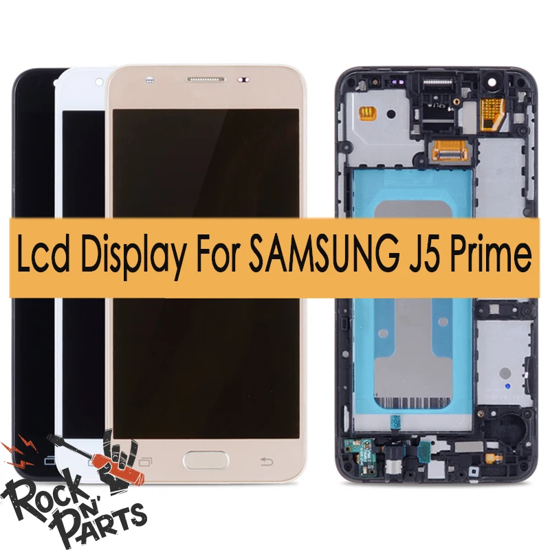 ЖК дисплей Дисплей Сенсорный экран планшета в сборе с рамкой для Samsung Galaxy J5 Prime G570F