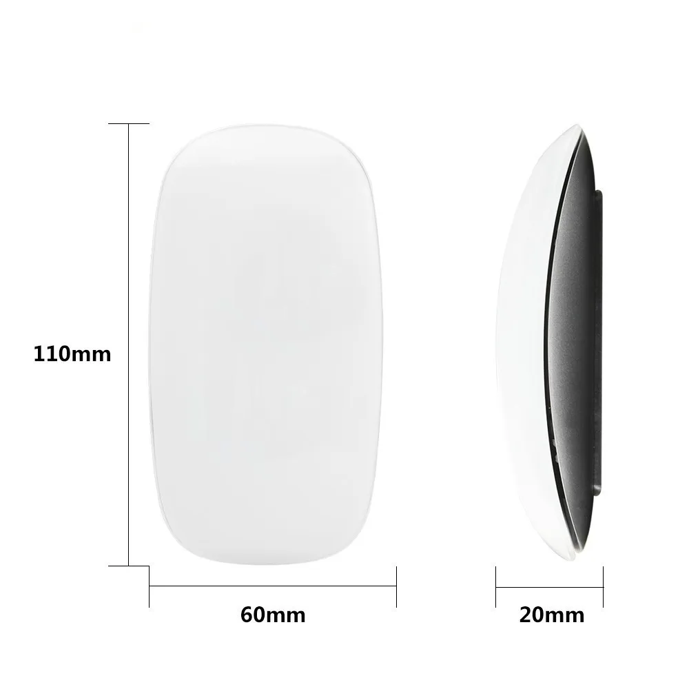 CHUYI Bluetooth беспроводная сенсорная мышь Ультра тонкая оптическая Волшебная 1200