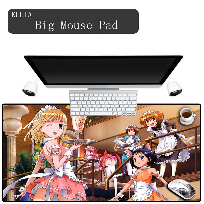XGZ Genius Mahjong Girl Game Anime Mouse Pad Large Size Non-slip Player Gaming Keyboard Desks Laptop Mouse Pads for Gta V Gta