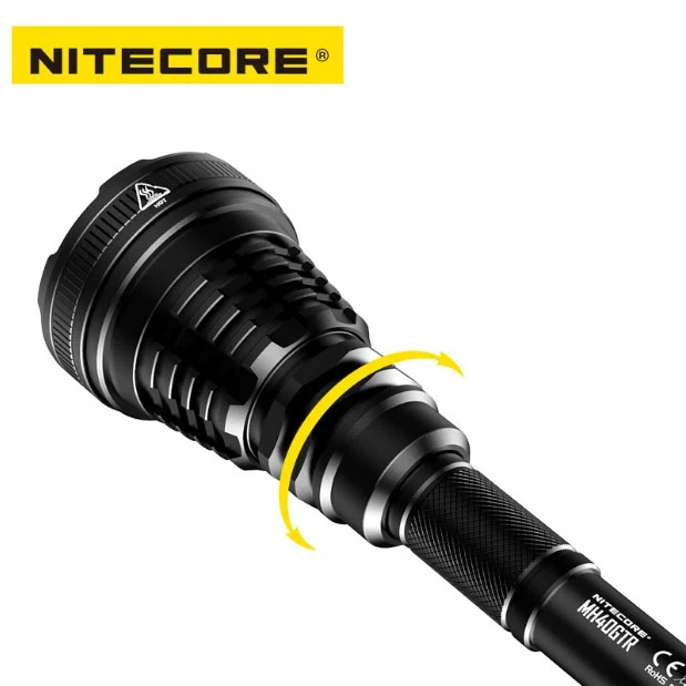 Nitecore MH40GTR CREE XP-L HI V3 светодиодный Ультрафиолетовый фонарь большой дальности 1200