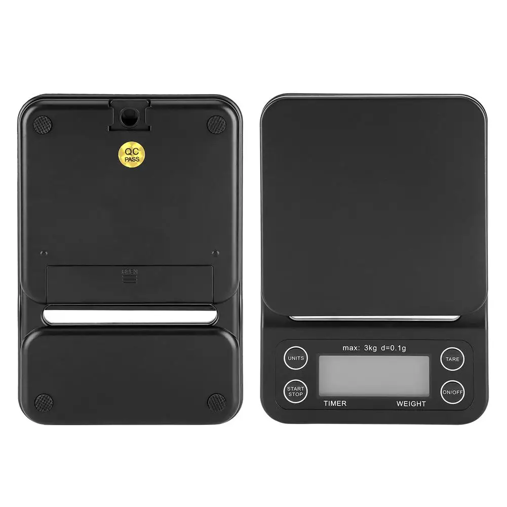 Электронные кухонные весы 3 кг/0 1 г цифровой ЖК дисплей для взвешивания пищи кофе