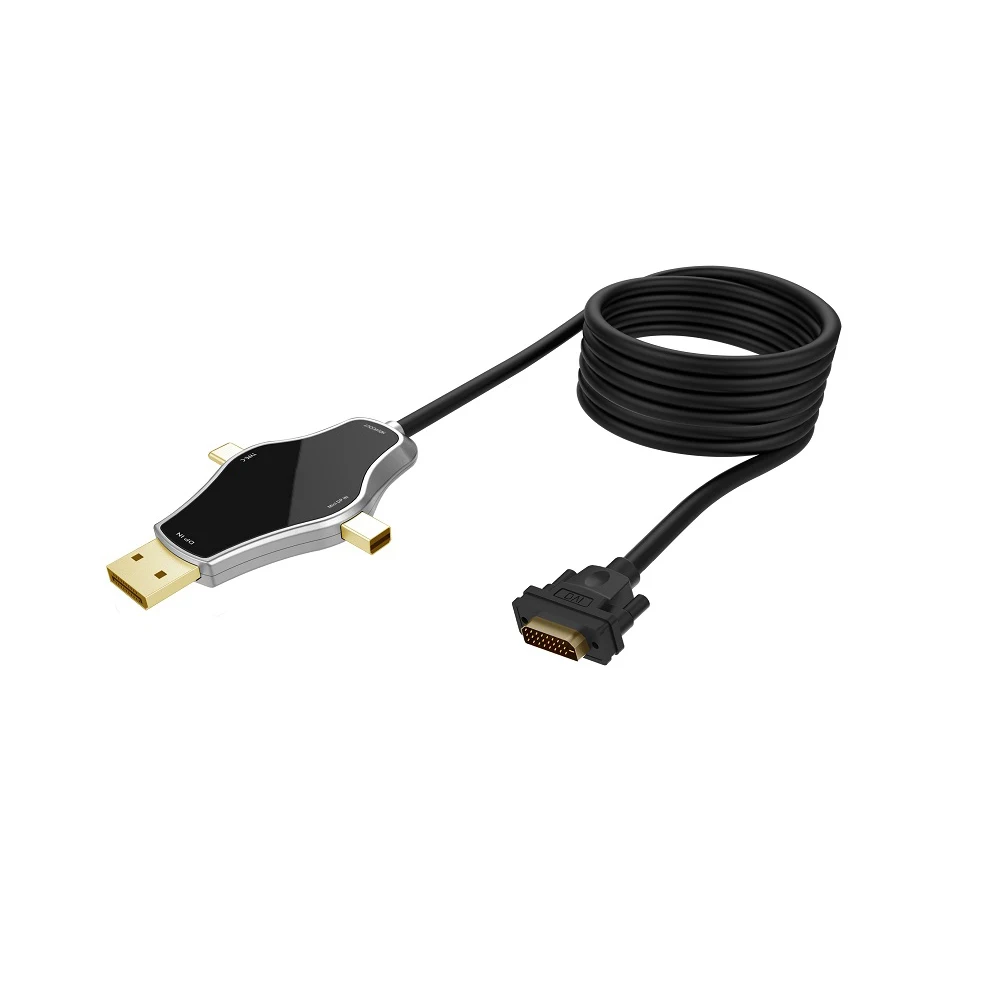 3 в 1 многофункциональный конвертер поддерживает Usb3.1 Type C + Dp Mini на выход сигнала Dvi