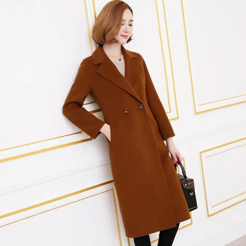 Узкие Elegantes Roupa Campera 2018 Abrigo Tapado де Mujer Invierno зимние женские корейские кашемировый