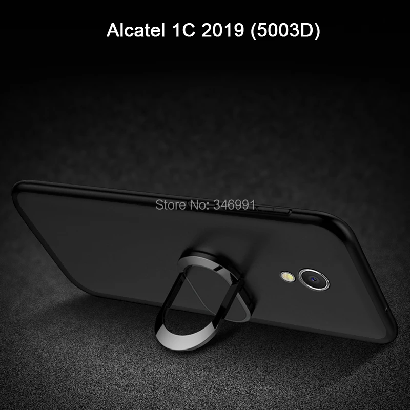 Чехол для Alcatel 1C 2019 5003D чехол роскошный черный пластиковый с металлическим