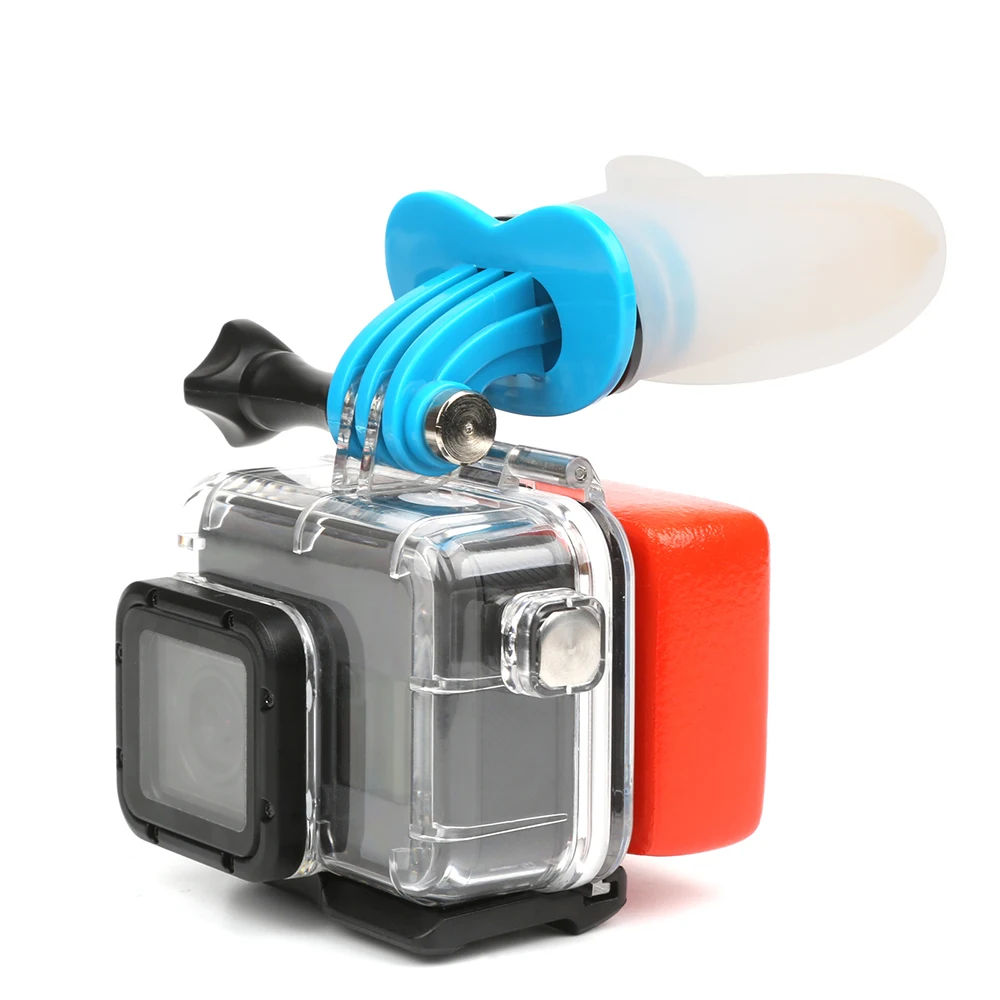 Новая акция Камера Surf ротовое крепление для GoPro Hero 5 6 4 3 черный серебристый цвет