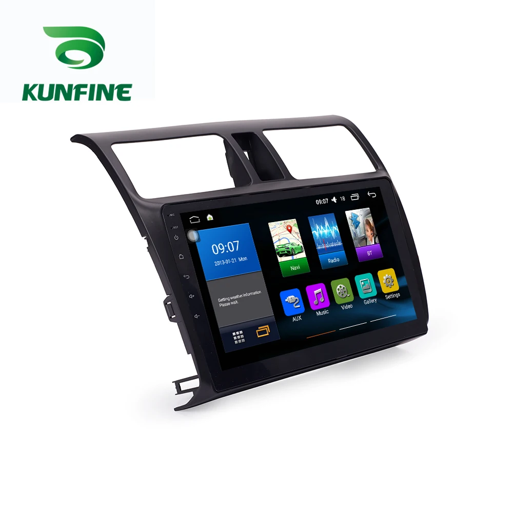 Восьмиядерный 1024*600 Android 8 1 автомобильный DVD GPS навигационный плеер Deckless стерео для