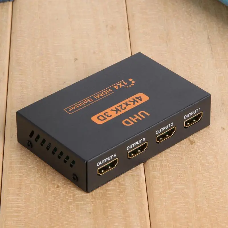 EU/UK штекер металлический корпус UHD 3D 4 к 2 Full HD 1080 p HDMI разветвитель порта