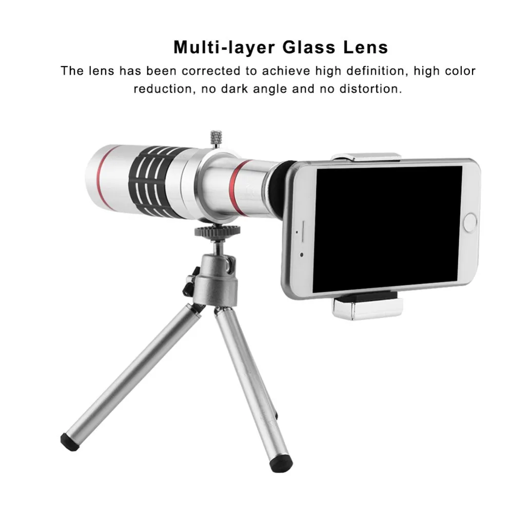 18X объектив камеры высокой четкости монокулярный телескоп Комплект с штативом