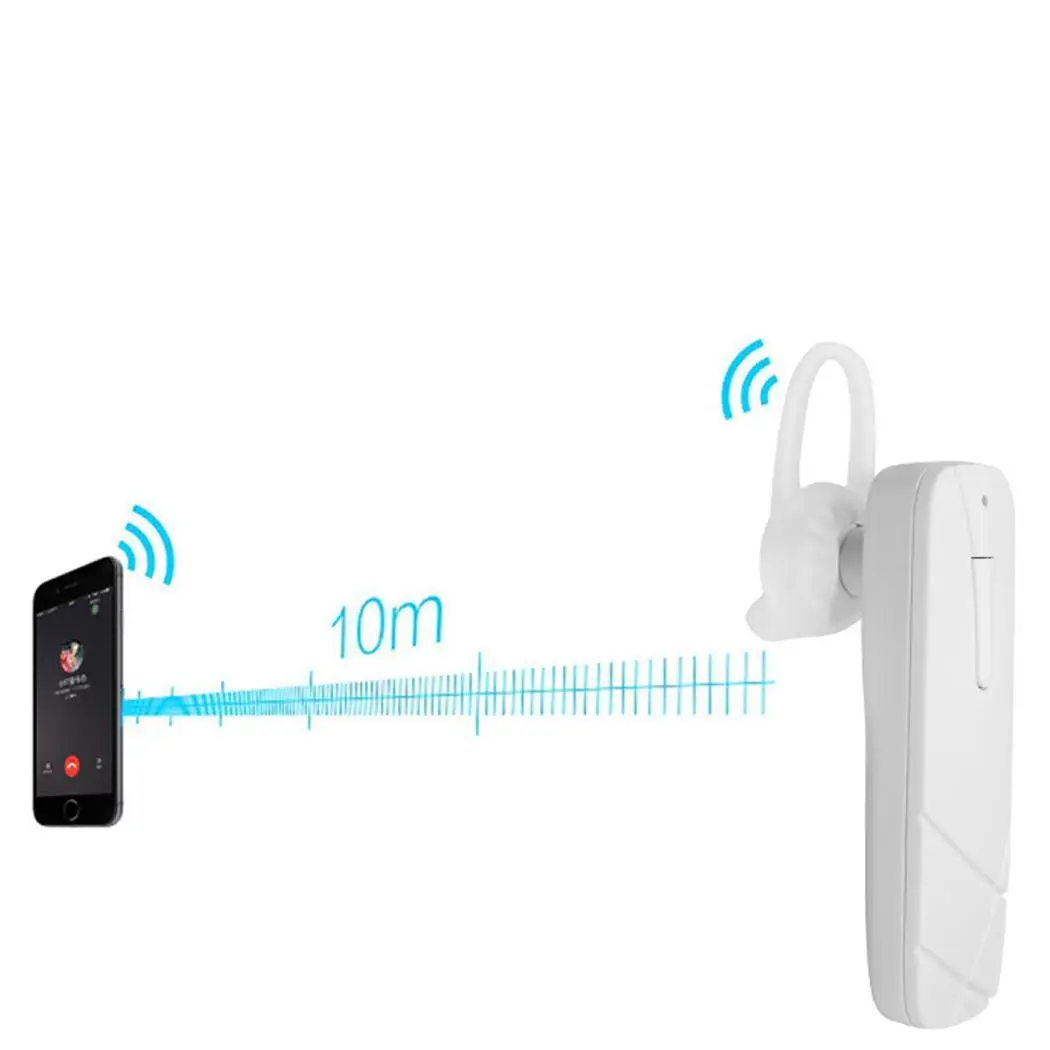 Mini Blutooth Earphone Wireless Earphones Ear Hook Earbuds Handsfree With Mic Sport Earpiece For Phone Computer | Электроника