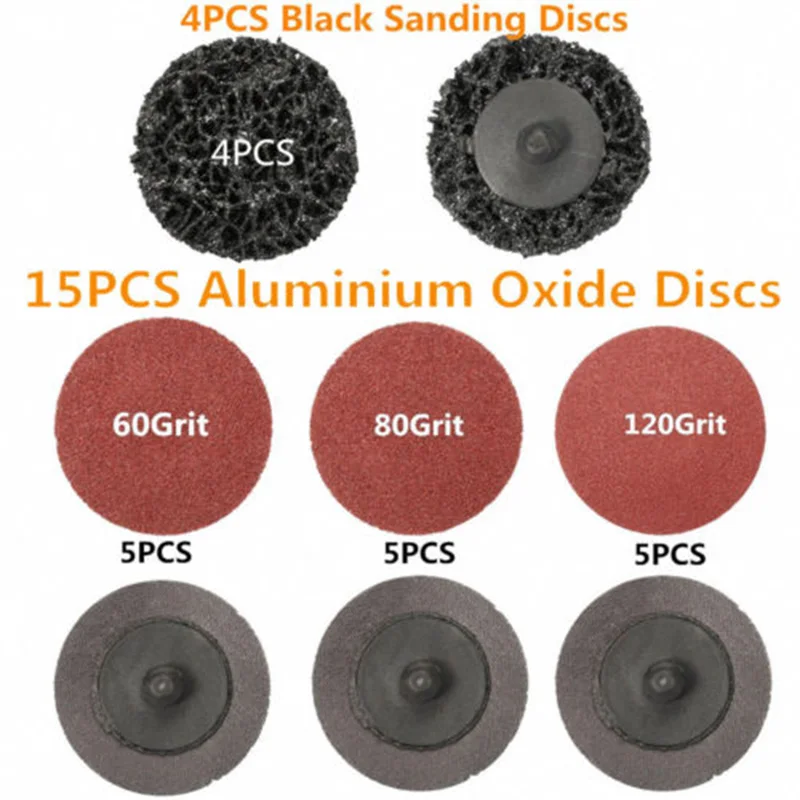 35 шт. шлифовальный набор дисков 2 &quotТип R рулонный замок диски шлифовальные
