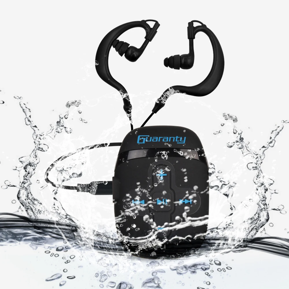 IPX8 водонепроницаемый MP3 плеер 8 Гб музыкальный с креплением для наушников дизайн