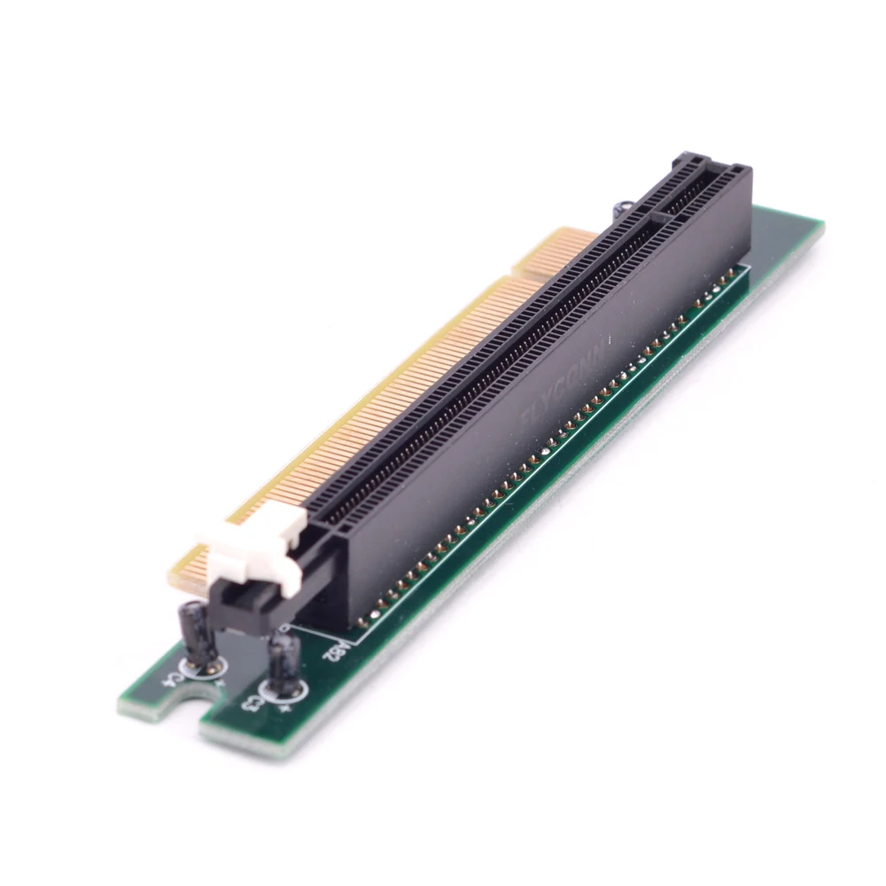 90 ° градусов Pci-E Pci-Express 16X правый угол расширитель протектор переходника карты |